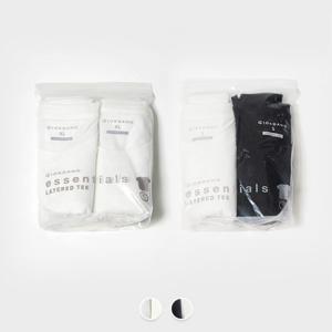 [지오다노] 021541 레이어드 반팔 티셔츠 2pcs