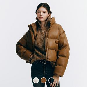 374921 페이크 레더 디테쳐블 숏푸파(2WAY)