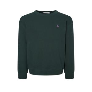 남성 [[24FW]] WHTS4D446E3 [스테디셀러] 그린 짜임 면 맨투맨티셔츠