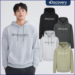 디스커버리 25FW가을신상 남성/여성 공용 세미오버핏 로건 후드티 DXHD31054