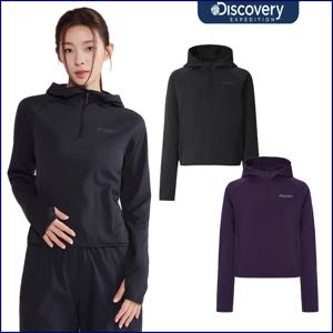 디스커버리 25FW가을신상 여성 델타픽 경량 레이어드 후드티 DWHD4A054