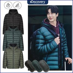 디스커버리 25FW신상 변우석 남성 올버트 후드 패커블 구스경량다운 DMDJ7I056