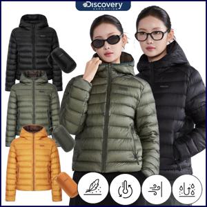 디스커버리 25FW신상 여성 스탠다드 올버트 후드 구스다운 경량패딩 DWDJ7J056