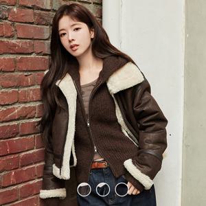 375918 노정의 여 무스탕 자켓