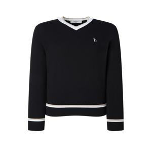 헤지스 골프 여성 [[24FW]] WWSW4D611BK [스테디셀러]V넥 라인 니트 (BLACK)