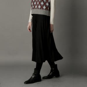 밴딩 플리츠 스커트_DZ4WS097