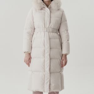 후드퍼 벨티드 롱 덕 다운 패딩 점퍼_DP4WM802