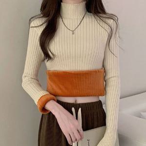 [하프클럽] 방한기모골지목폴라티 깔끔한 슬림핏 예쁜 겨울 여성