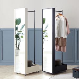 리시스 전신거울 수납행거 멀티이동형