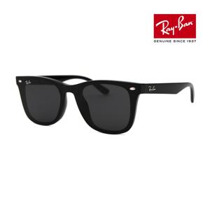 RB4391D 601 87 65 공식수입 스퀘어 뿔테 플랫바 아시안핏 레이벤 선글라스