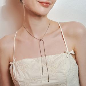 [빌리 츠키&수아, 트와이스 지효, 엔시티드림 재민, 이열음, 정지소 착용] tie silicone ball necklace