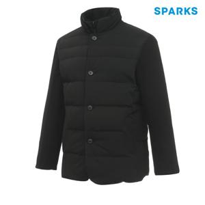[스팍스] 남성 하프넥 니트 슬리브 덕 다운 패딩 자켓 SN4MJK031