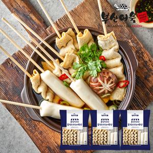 부산어묵 포장마차 물떡 꼬치 어묵탕 3세트