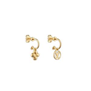 [명품] 루이비통 귀걸이 블루밍 이어링 골드 M64859