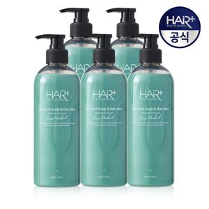 오프레시 딥 허벌 두피&헤어팩 500ml x5 (탈모완화기능성)