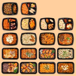 굿스푼 단백질도시락 18종 18팩 닭가슴살 볶음밥 저당 헬스 운동 한달식단