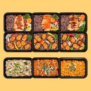 굿스푼 닭가슴살 볶음밥 9종 6팩 도시락 대용량 벌크업 헬스 단백질 식단