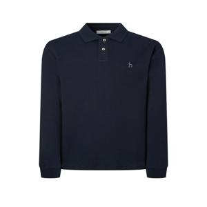 남성 [[24FW]] WHTS4C302N3 [스테디셀러] 네이비 단색 면 긴팔카라티셔츠