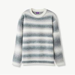 [STCO] 솜사탕 울 혼방 그라데이션 니트 블랙 (오버핏)-SKTUD71OMB