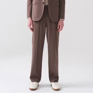 [STCO] [컴포트밴드] Warm 캐시미어필 슬랙스 베이지 (와이드핏)-SPAUD72WSD