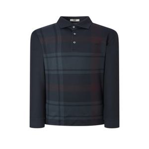 남성 WMTS4D001N2 [스테디셀러] 네이비 체크 긴팔카라티셔츠