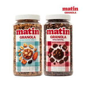 저당 그래놀라 카카오크런치 맥스 280g*1병 +빈페스타 280g*1병