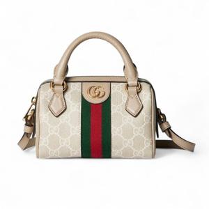 [명품]  여자숄더백 오피디아 GG 슈프림 보스턴백 미니 베이지 781490