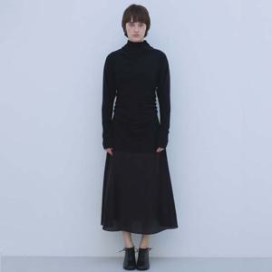 BELLA SEE-THROUGH DRESS - BLACK