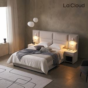 라클라우드 호텔식 바움 기능성 패브릭 평상형 침대프레임 LK(라지킹)