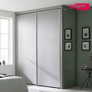 코튼 작은방 슬라이딩 붙박이장그레이/거울포함-1670~1800mm