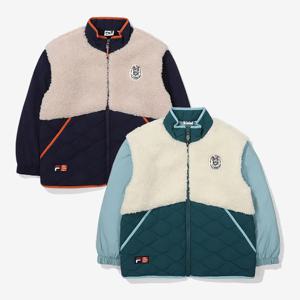 휠라키즈 어반 휠라X고주연 보아 믹스 점퍼 FK2PLF4501X