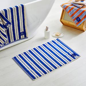 ETF 더블 스트라이프 타월발매트 BLUE 45X65cm