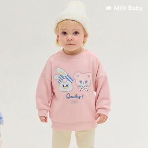 [정상가42,900원]모모레이 리코와핑코 밍크기모 아기티셔츠