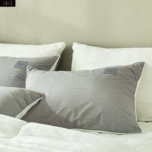 [닥스침구]극세사 오르세 그레이 베개커버