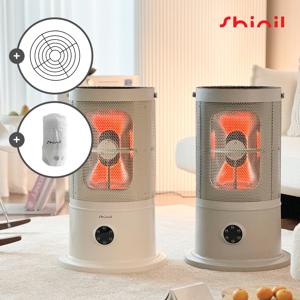 전기히터 원통형 난로 가정용 사무실 업소용 하이라이트 난방기 스토브 오방난로 SEH-HW2800HS