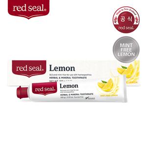 레드씰 레몬 SLS free 치약 100g / 레몬 라임오일 함유