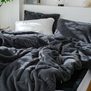 리빙홈 푹잠자요 밍크 10mm 극세사 차렵 이불세트 Q   이불 + 베개커버