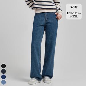 [브리치]  / (노컷진3탄) 세미와이드 청바지 4컬러