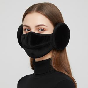 벨벳 운동 겨울 방한 골프마스크 여성 자전거 등산 스키 귀마개 마스크