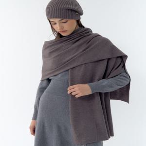 헤지스 액세서리 HIMU4F302G3 [선물추천][Cashmere Blended] 그레이 멜란지 울캐시미어혼방 머플러