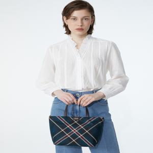 액세서리 여성 [[24FW]] WCBA4F685E3 [스테디셀러] 그린 체크 가죽 토트백