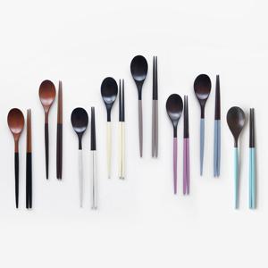 [1+1]  우드 컬러 수저세트 8color