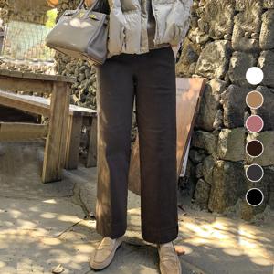 [브리치]  / 굿스판 일자 면팬츠 기모ver. (8color)