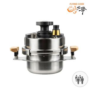 플라잉쿡 뉴밥도둑 압력솥 [4인 모음] / 인덕션&가스 스텐 미니 솥밥 누룽지