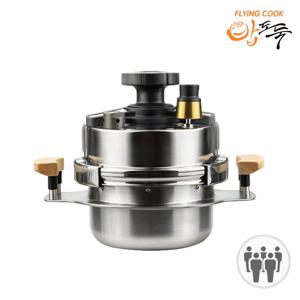 플라잉쿡 뉴밥도둑 압력솥 [5인 모음] / 인덕션&가스 스텐 미니 솥밥 누룽지