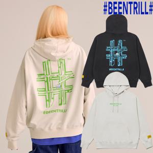 [빈트릴]8비트 해시태그 오버핏 후드티 BA241HM003