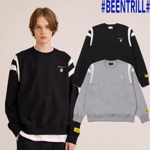 [빈트릴]컬러배색 오버핏 맨투맨 BA241RM003