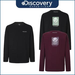 디스커버리 25년가을신상 공용 아웃도어 그래픽 기능성 긴팔티 DXRL25054