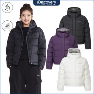 디스커버리 25FW신상 여성 베르겐 퍼텍스 퀀텀 구스다운 크롭 숏패딩 DWDJ9E056