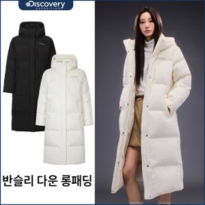 디스커버리 25FW신상 여성 시그니쳐다운 세미오버핏 반슬리 롱패딩 DWDJ8F056